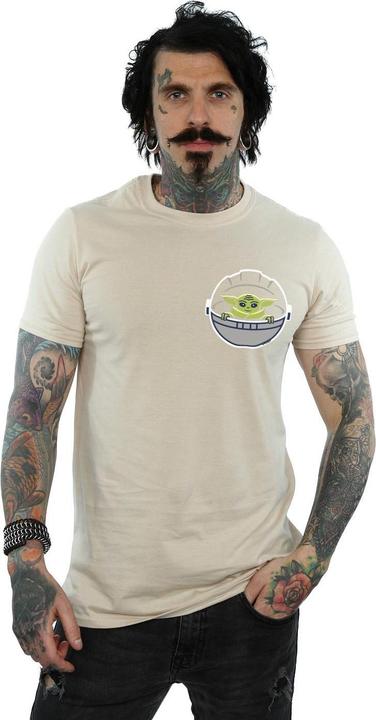 Produktbild Star Wars The Mandalorian The Child Drawn Breast Print TShirt (XXL)