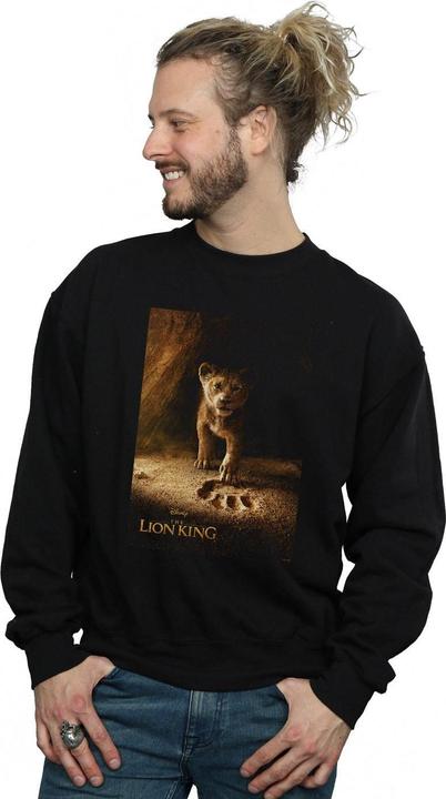Actual product image Disney Mens The Lion King Movie Simba Poster Sweatshirt (4XL)