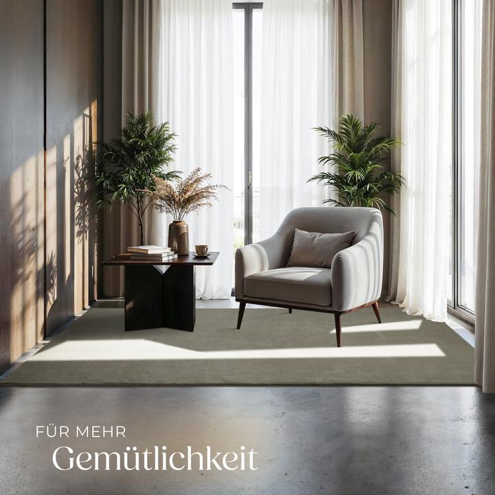 Produktbild tectake Kurzflorteppich Soft Zone (120 x 170 cm)