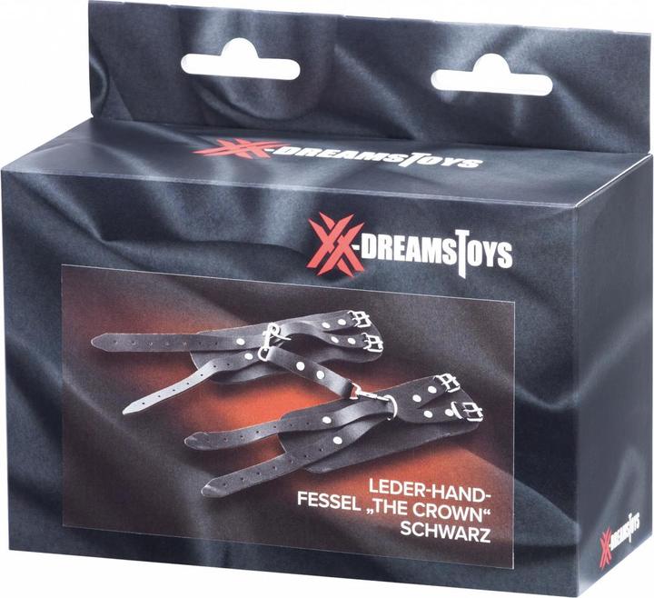 Actual product image XXdreamSToys Leather Handcuff The Crown