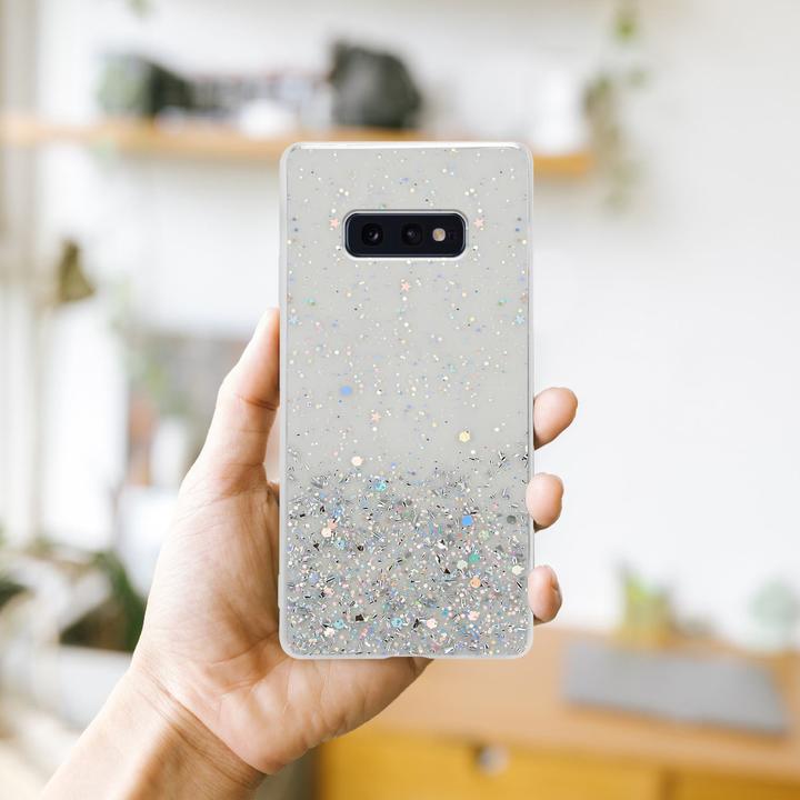 Actual product image Cadorabo TPU cover sparkling glitter (Samsung Galaxy S10e)