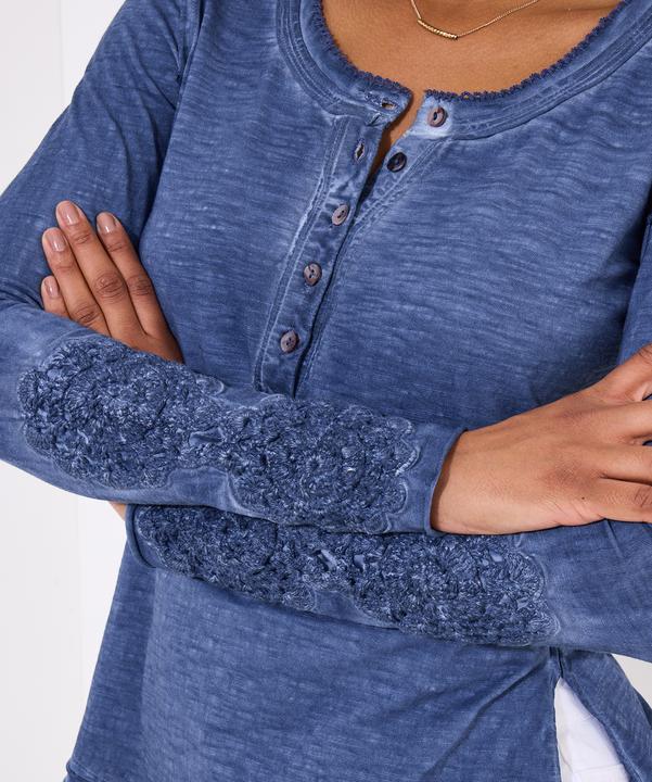 Produktbild Joe Browns Crochet Patch Henley Top (46)