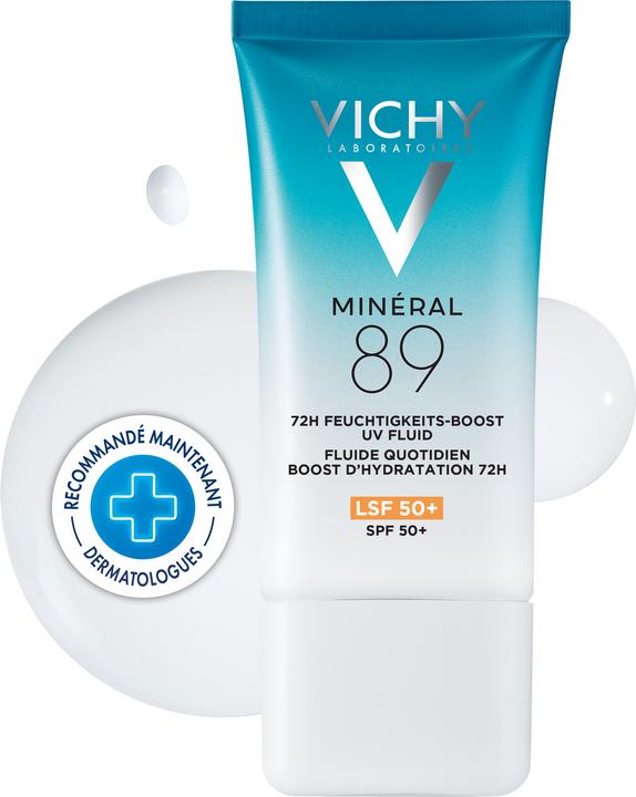 Immagine prodotto Vichy Minéral 89 Fluido Idratante Boost UV (50 ml, Fluido viso, SPF 50+)