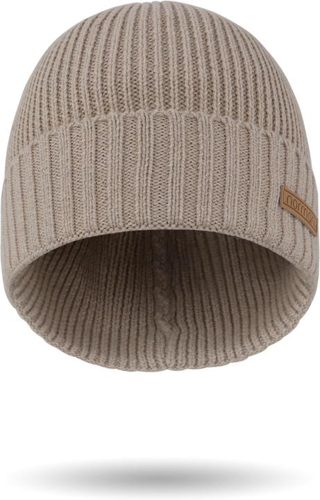 Image du produit Normani Ensemble d'hiver en laine mérinos écharpe et bonnet lisse Yuma - 9115