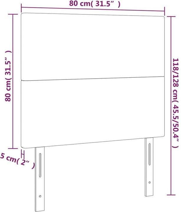 Image du produit VidaXL Conni (80 x 5 x 128 cm)