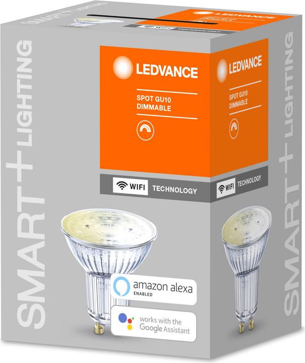 Image du produit Ledvance Smart+ Wifi Spot (GU10, 5 W, 350 lm, 1 x, G)