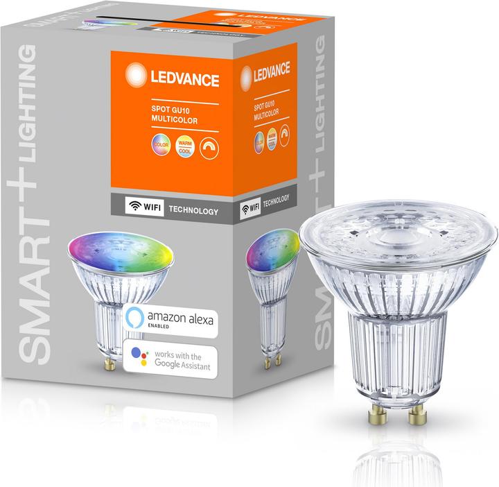 Actual product image Ledvance Smart+ Wifi Spot (GU10, 5 W, 350 lm, 1 x, G)