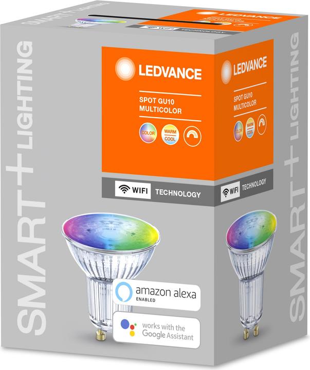 Actual product image Ledvance Smart+ Wifi Spot (GU10, 5 W, 350 lm, 1 x, G)