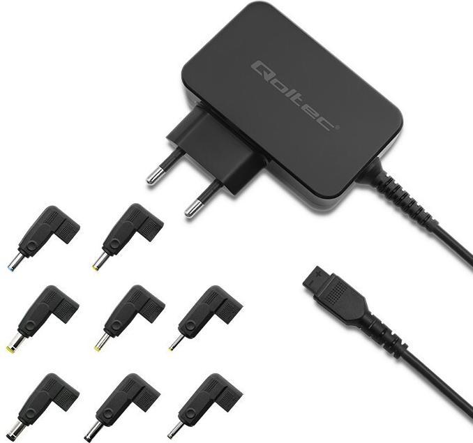 Produktbild Qoltec Universelles Laptop-Netzteil 30W 8 Stecker (30 W)