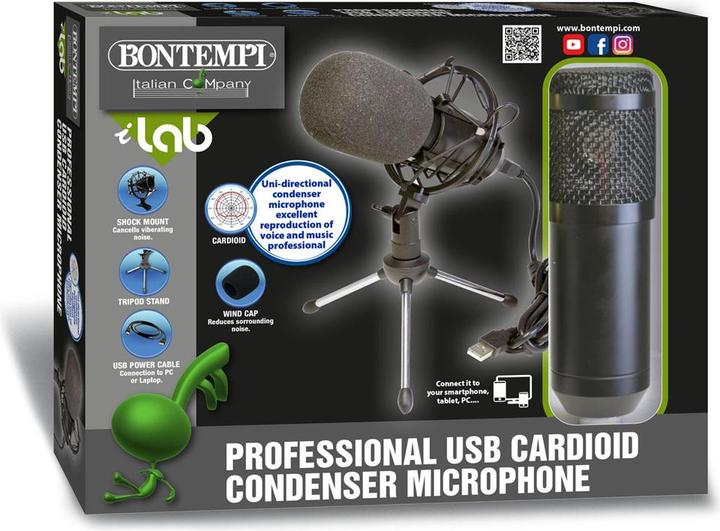Image du produit Bontempi Microphone à condensateur professionnel
