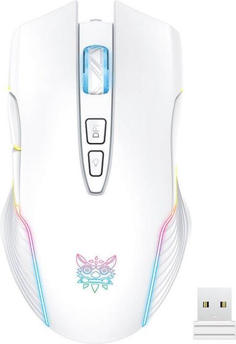 Actual product image Onikuma Mysz bezprzewodowa CW905 RGB biała (Wireless)