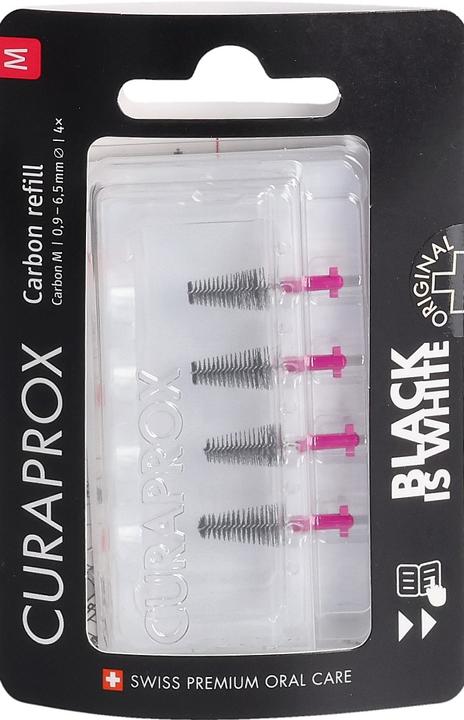 Immagine prodotto Curaprox Il nero è bianco-CPS Carbon M ricarica 4 pz. (4 x, 6.50 mm)