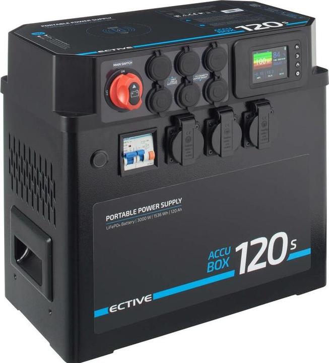 Immagine prodotto Ective Stazione di alimentazione AccuBox 120S (1536 Wh, 27.10 kg)
