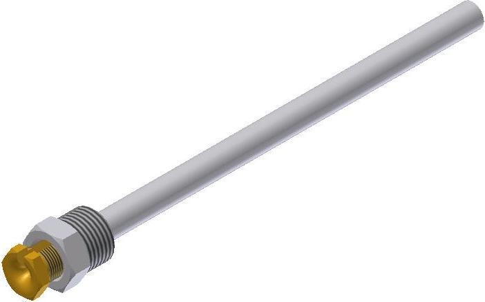 Actual product image Danfoss Immersion sleeve 1/2" for Avtb/Avta 9.5x160/190 mm 003N0196