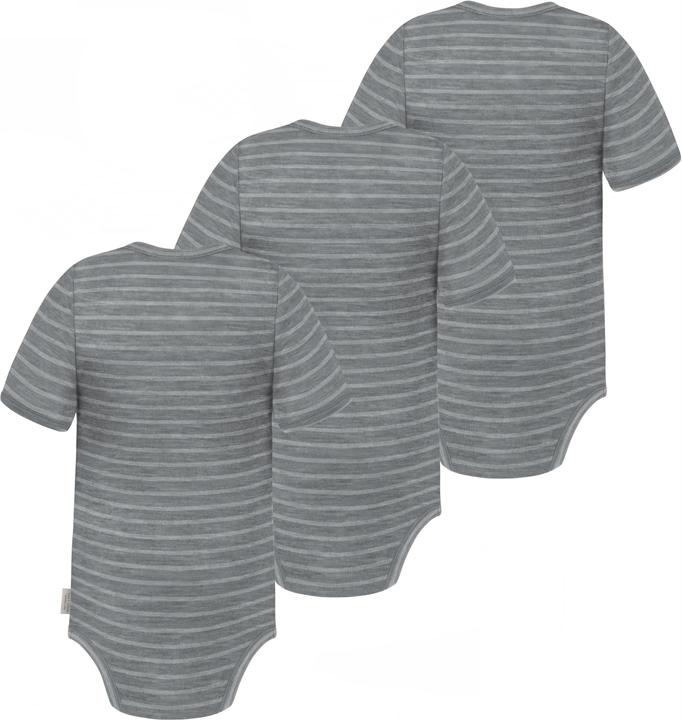 Immagine prodotto Normani Set di 3 body baby in merino a maniche corte "Tauranga" - 9287 (80)