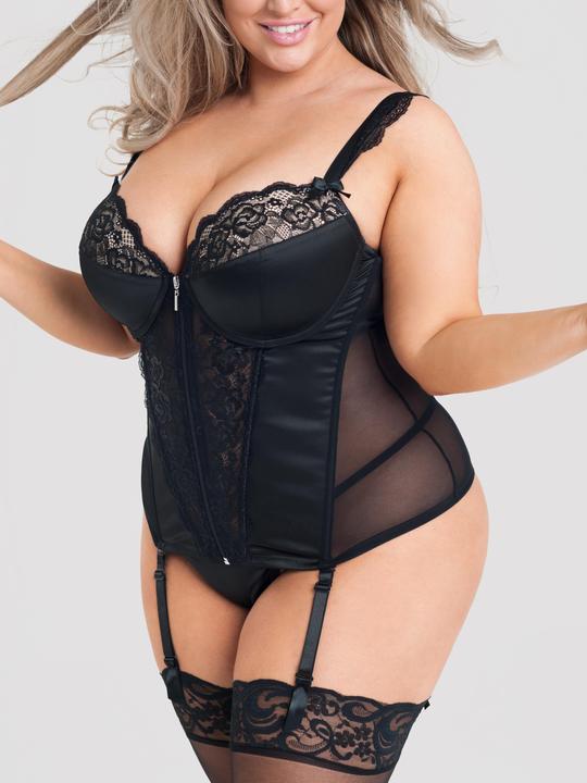 Produktbild Lovehoney Treasure Me Corsagen-Set (lila) (XXL)