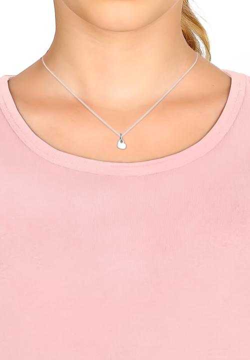 Actual product image Elli Set Mutter Kind Herz Cut-Out (925 Silver, 45 cm)