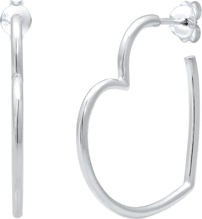 Immagine prodotto Elli Creolen Herz (925 Argento)