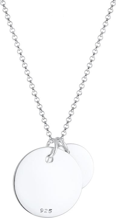 Immagine prodotto Elli Duo Plättchen Brushed Look (925 Argento, 60 cm)