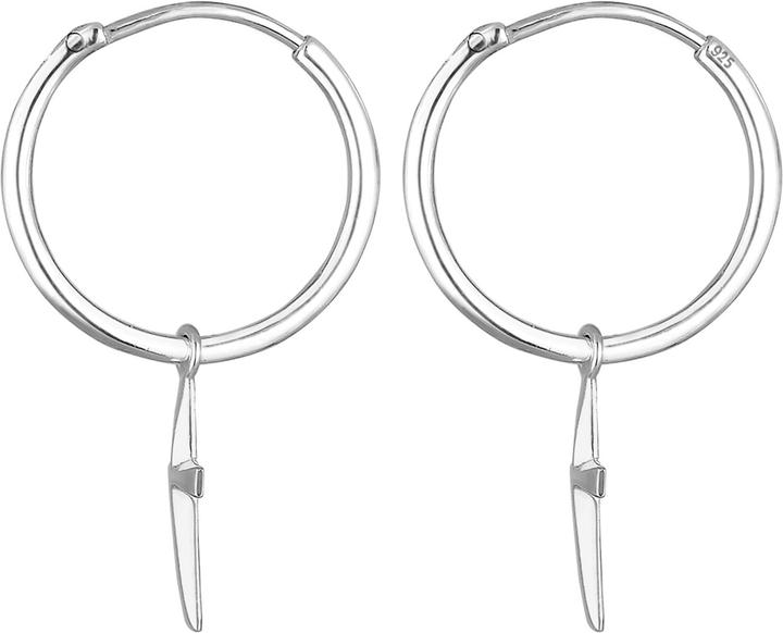 Actual product image Elli Creolen Hänger Kreuz (925 Silver)
