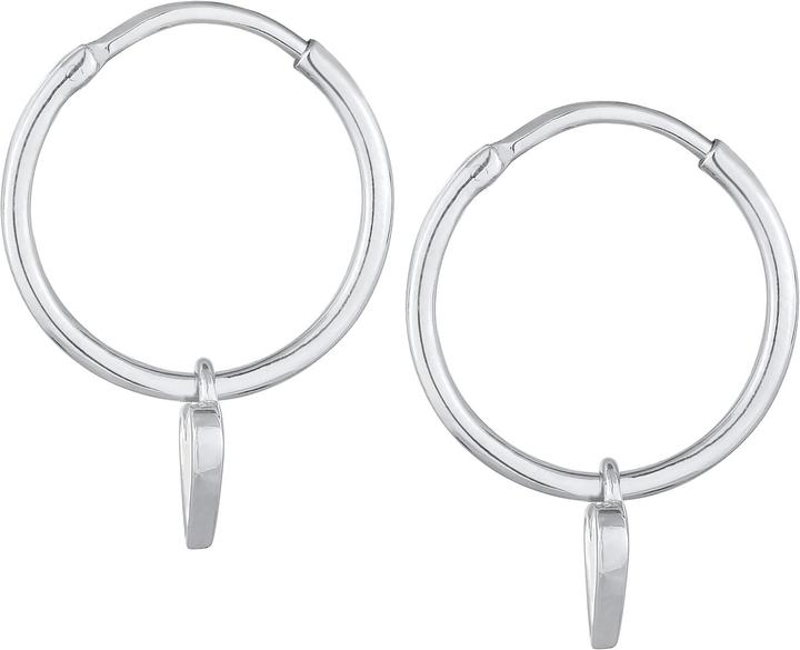 Immagine prodotto Elli Creolen Herz Symbol Hänger (925 Argento)