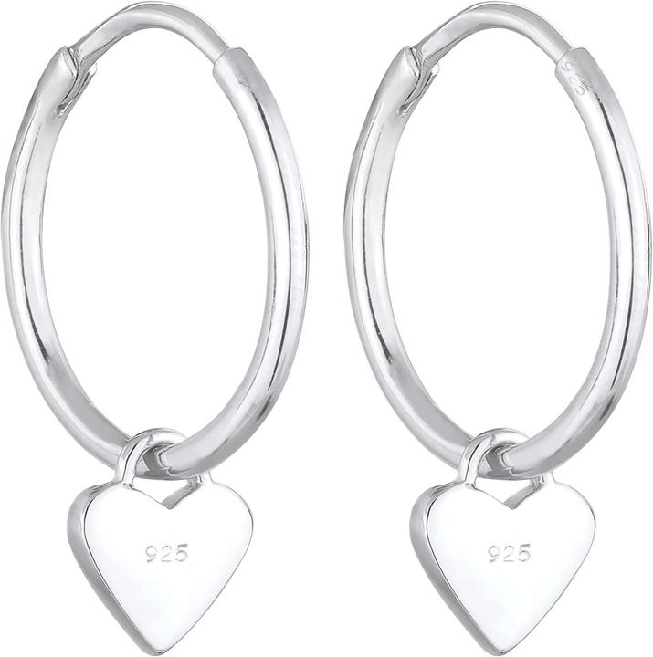 Immagine prodotto Elli Creolen Herz Symbol Hänger (925 Argento)