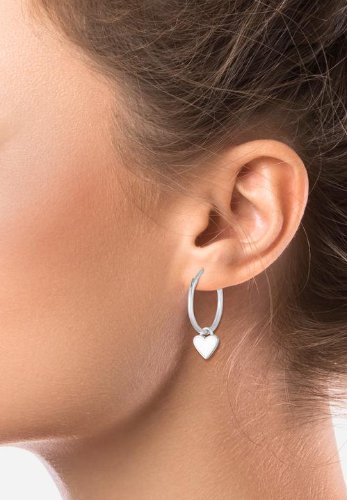 Immagine prodotto Elli Creolen Herz Symbol Hänger (925 Argento)