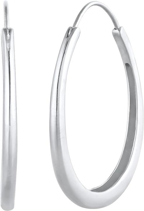 Immagine prodotto Elli Creolen Oval Geo Look (925 Argento)