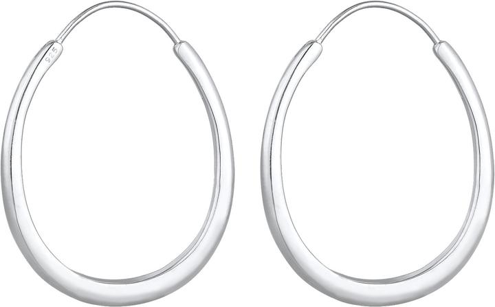 Immagine prodotto Elli Creolen Oval Geo Look (925 Argento)