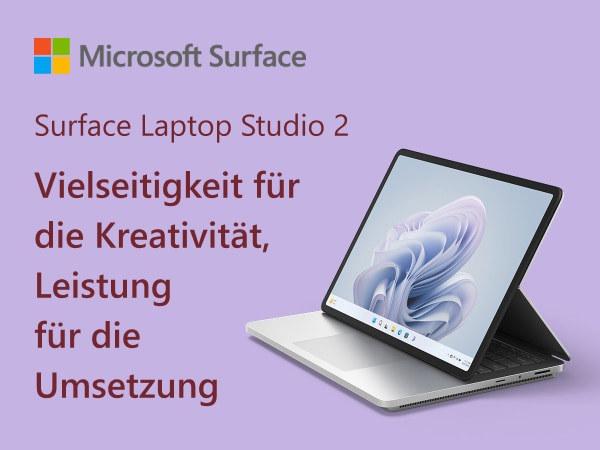 Produktbild Microsoft Surface Laptop Studio 2 (14.40", Intel Core i7-13700H, 16 GB, 512 GB, DE)