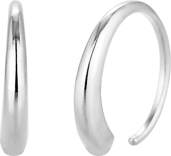 Actual product image Elli Creolen Geo Basic Offen (925 Silver)