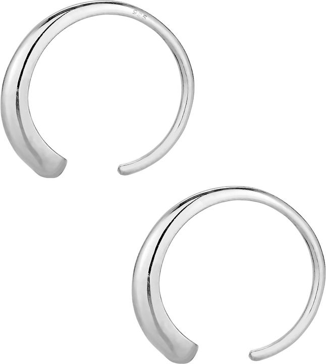 Actual product image Elli Creolen Geo Basic Offen (925 Silver)