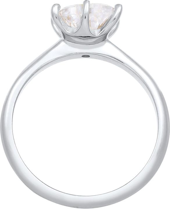 Immagine prodotto Elli Herz Solitär mit Zirkonia Kristall (58, 925 Argento)
