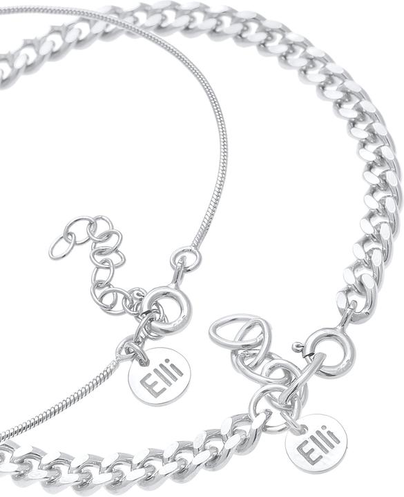 Produktbild Elli Set Panzerkette Gliederkette (16 cm, 925 Silber)