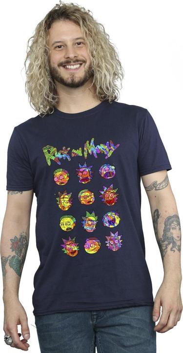 Produktbild Rick And Morty Tie Dye Faces TShirt (L)