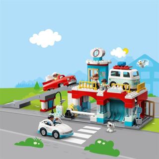 Image du produit LEGO Le garage et la station de lavage (10948)