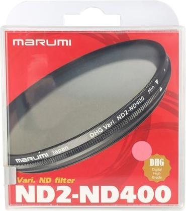Actual product image Marumi ND2-ND400 Series Variable DHG (77 mm, Neutral density filter, 400 mm)