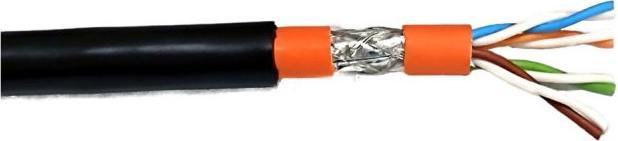 Actual product image EFB Elektronik Cat.7 indoor/outdoor cable 1200MHz AWG23 S/FTP PE jacket, indoor Dca, Sw& Or, 250m TheCat.7 raw (S/FTP, CAT7, 250 m)