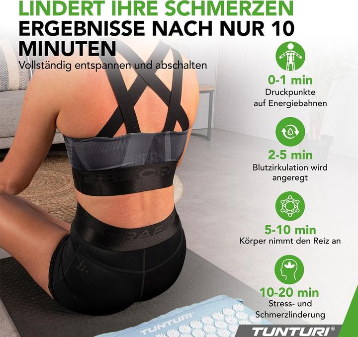 Actual product image Tunturi Acupressure Mat And Pillow