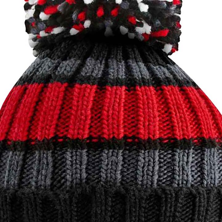 Image du produit Beechfield Bonnet Hygge Striped (Taille unique)