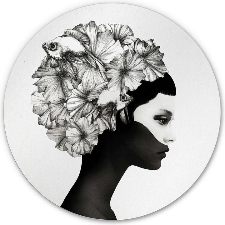 Actual product image Trenddeko Ireland - Marianna - Hibiscus flowers (Ø 45 cm)