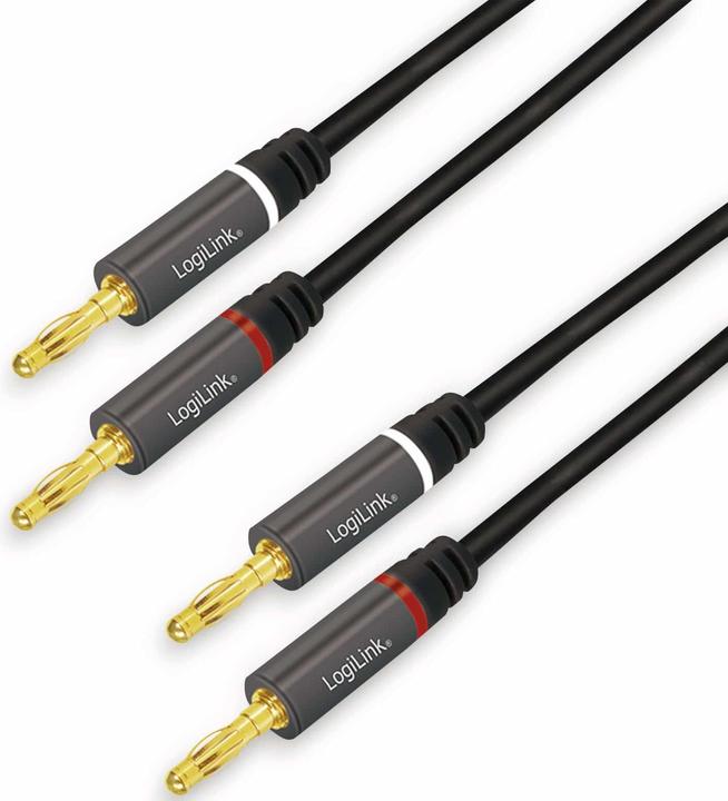 Produktbild LogiLink CA Lautsprecherkabel (5 m, 2 mm²)