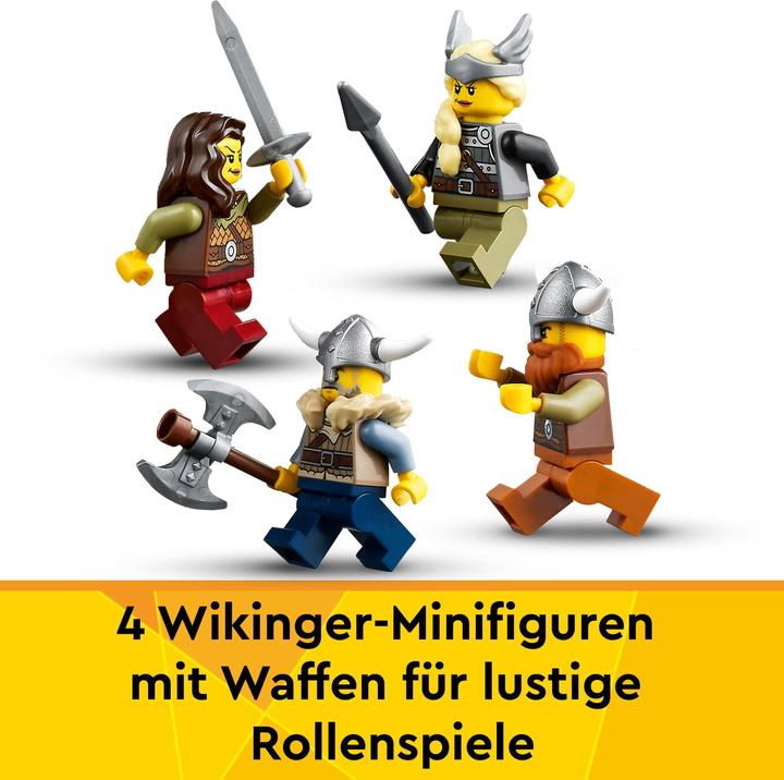 Produktbild LEGO Wikingerschiff mit Midgardschlange (31132, LEGO Creator 3-in-1)