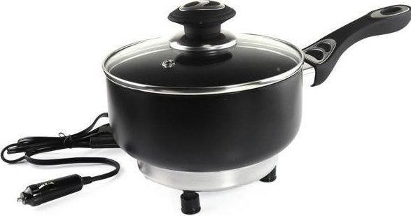 Actual product image Amio Kettle Electric pot with lid for car 18cm x 8cm 150w 12v