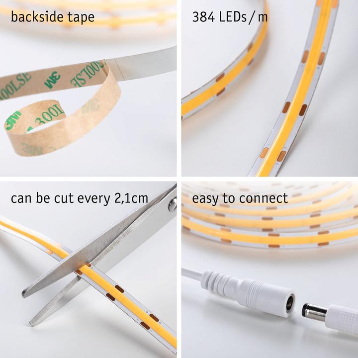 Actual product image Paulmann SimpLED COB Stripe Set (Warm white, 300 cm, Indoor)