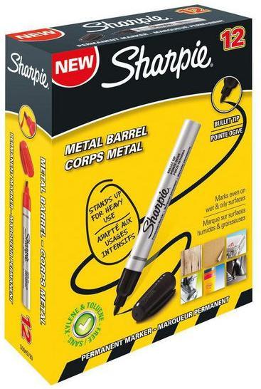 Produktbild Sharpie Stift Metall kleine Kuge Schwarz (Schwarz, 3 mm, 1 x)