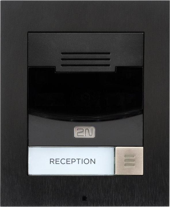 Produktbild 2N IP Türstation IP Solo ohne Kamera, Wandmontage, schwarz (Kabelgebunden)