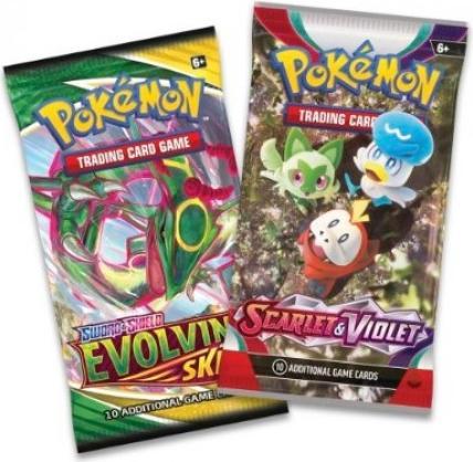 Actual product image Pokémon Mini Fin Paldea Friends (German, Booster Pack)