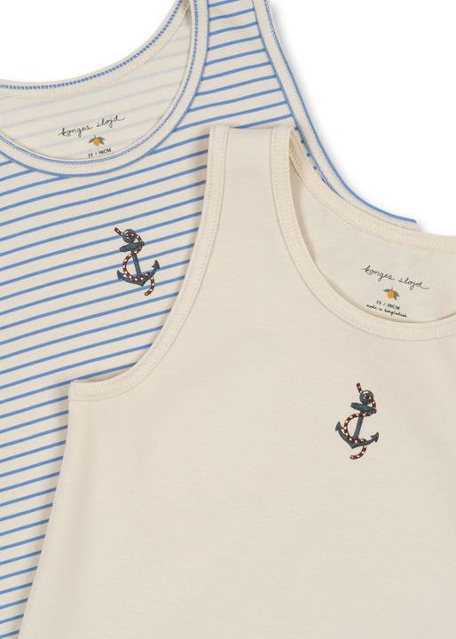 Image du produit Konges Slojd 2Pack Basic Tanktop Stripe Provence (104)
