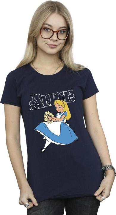 Image du produit Disney - T-shirt ALICE IN WONDERLAND FLOWERS - Femme (XL)